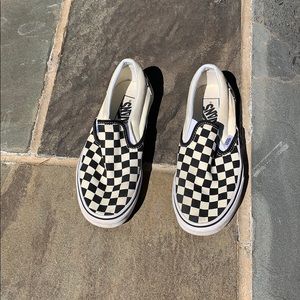 Black and White Checkered Vans